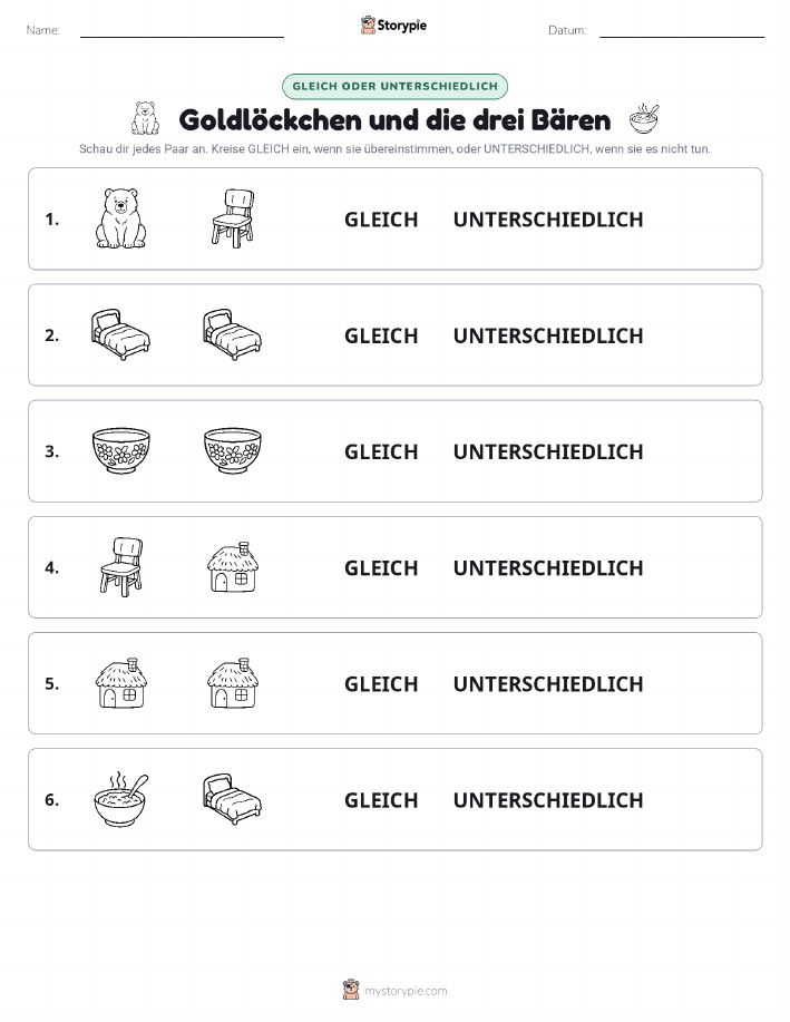 Gleich oder Anders
