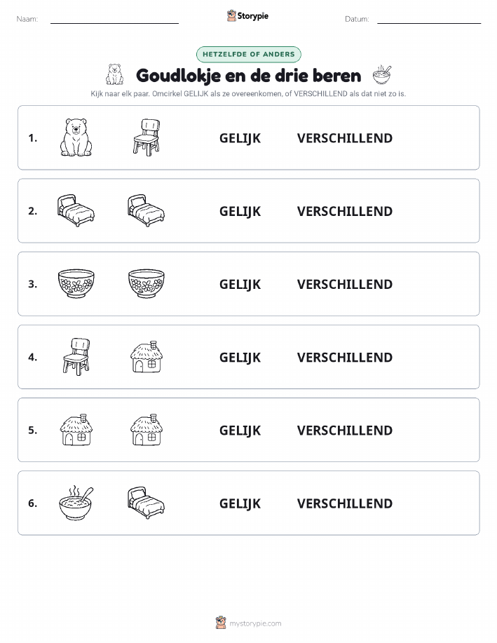 Zelfde of Verschillend