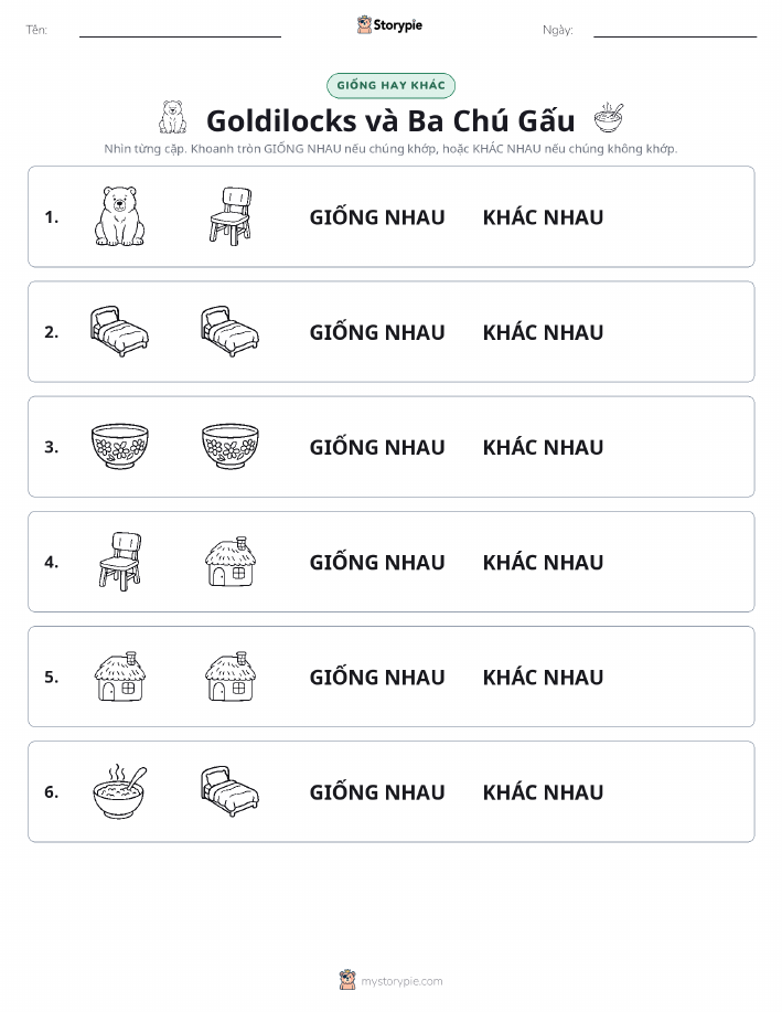 Giống Hay Khác