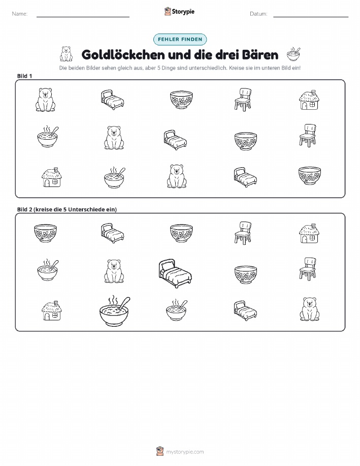Finde den Unterschied