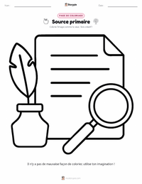 Page de coloriage Photosynthèse pour les enfants