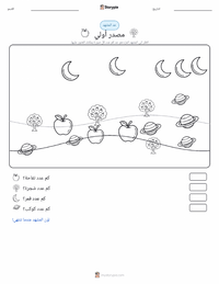 معاينة ورقة العمل القابلة للطباعة التمثيل الضوئي
