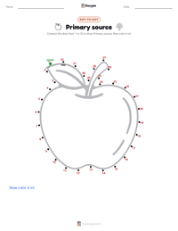 Primary source printable worksheet preview