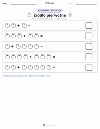 Podgląd drukowalnego arkusza ćwiczeń Fotosynteza