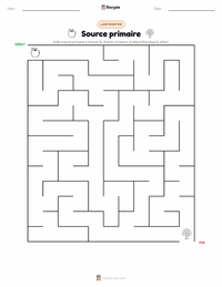 Aperçu de la feuille de travail imprimable Photosynthèse