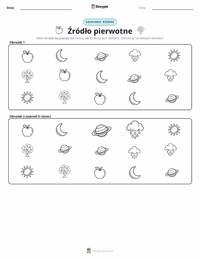 Podgląd drukowalnego arkusza ćwiczeń Fotosynteza