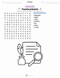 Vista previa de la hoja de trabajo imprimible de Fotosíntesis