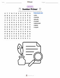 Prabaca lembar kerja cetak Fotosintesis
