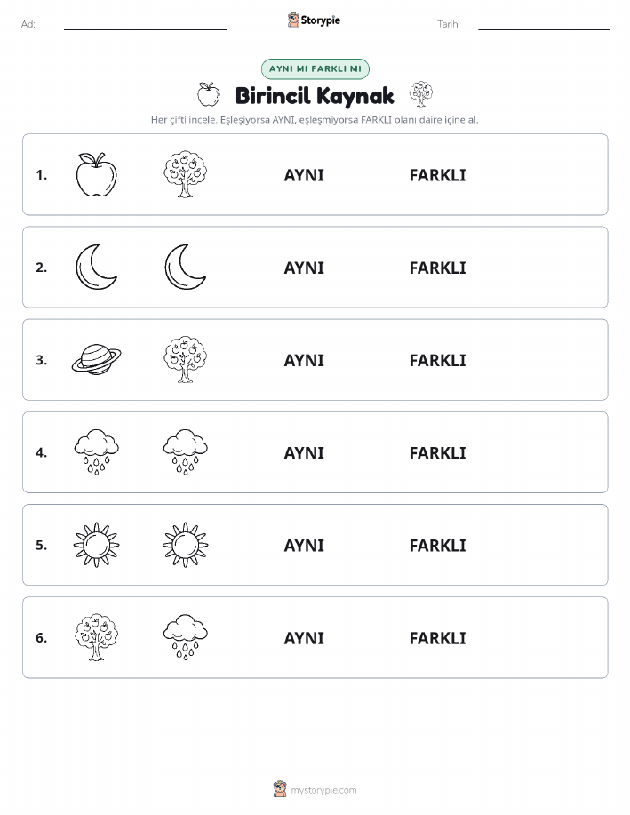Aynı mı Farklı mı