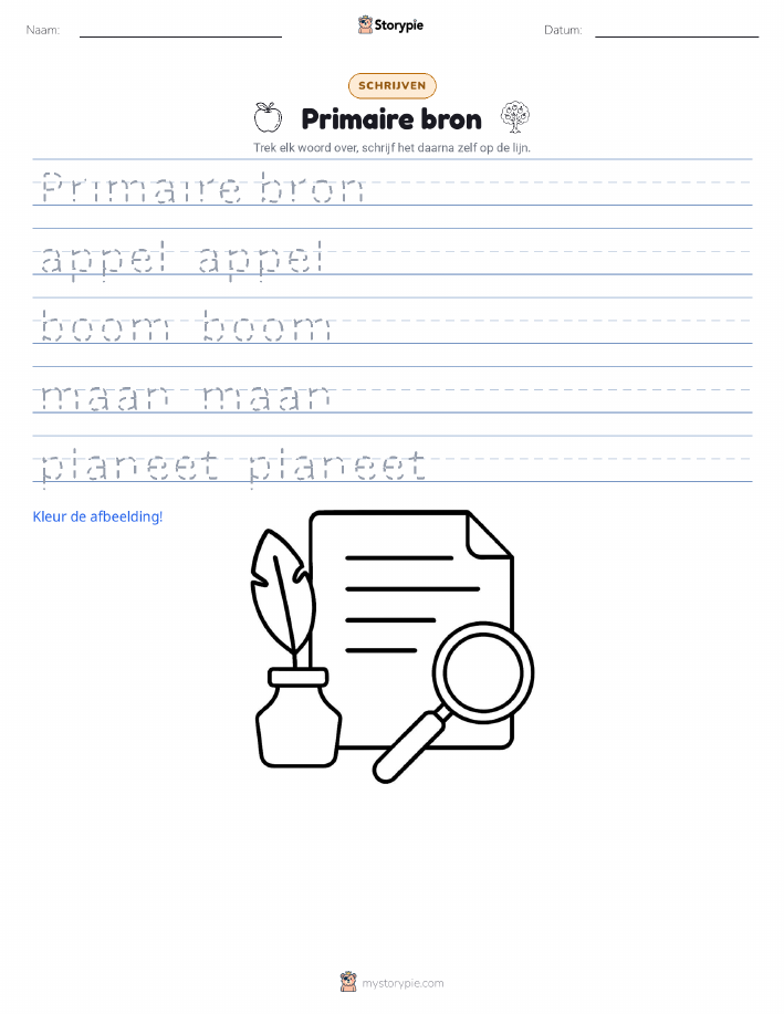 Schrijf Oefening