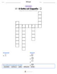 Anteprima della scheda stampabile di Il gatto col cappello (libro)