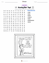 Prabaca lembar kerja cetak The Cat in the Hat (buku)