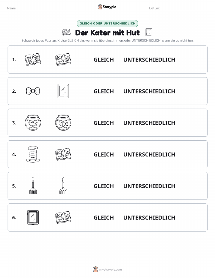 Gleich oder Anders