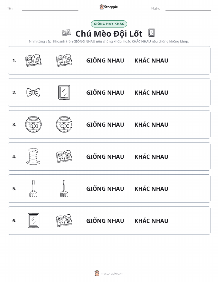 Giống Hay Khác