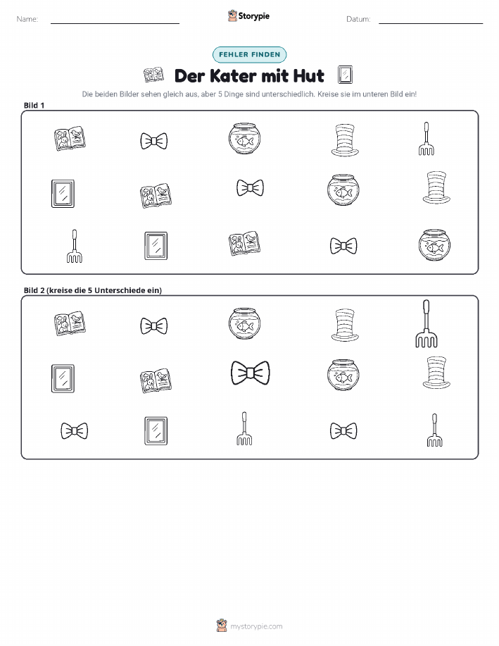 Finde den Unterschied