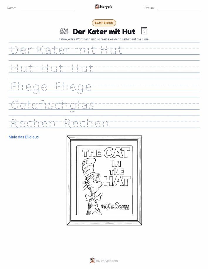 Schreibübung