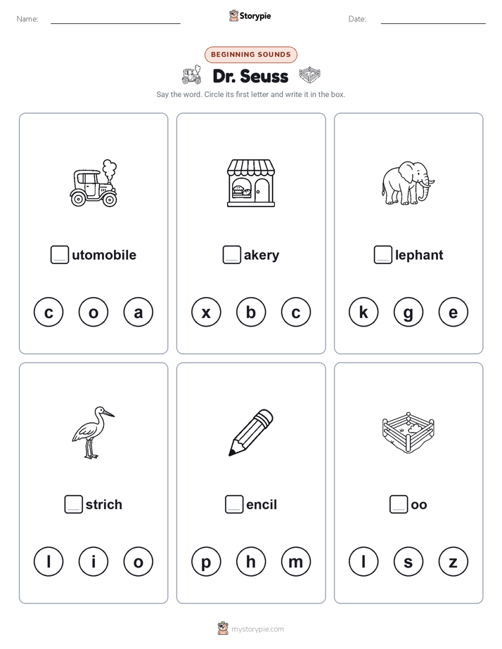 Beginning Sounds