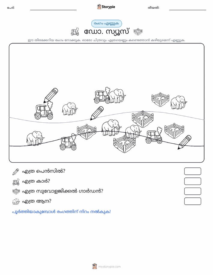 എണ്ണുന്ന ദൃശ്യങ്ങൾ
