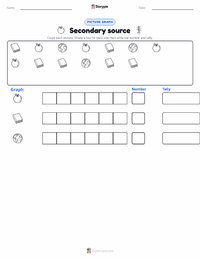 Secondary source printable worksheet preview