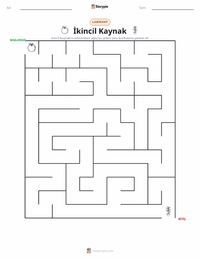 Rosetta Taşı yazdırılabilir çalışma sayfası önizlemesi