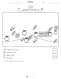 ژاں فرانسوا شامپولیوں پرنٹ کرنے کے قابل ورکشیٹ کا پیش نظارہ