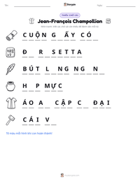 Xem trước tài liệu in sẵn Jean-François Champollion