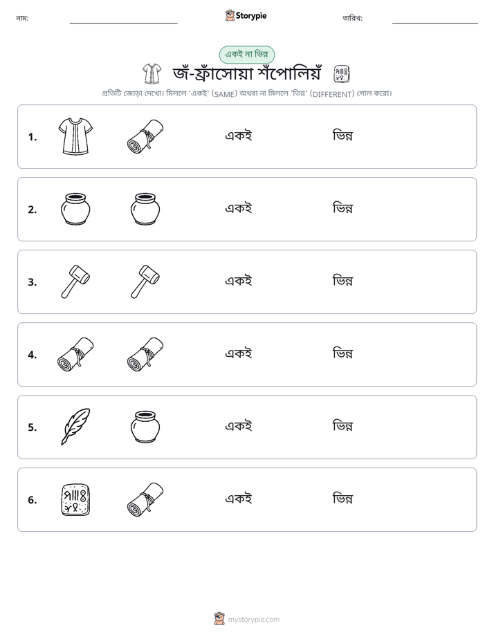 একই বা ভিন্ন