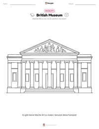 British Museum druckbare Arbeitsblatt Vorschau