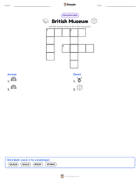 British Museum printable worksheet preview