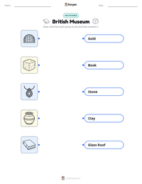 British Museum printable worksheet preview