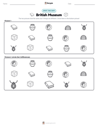 British Museum printable worksheet preview