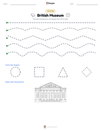 British Museum printable worksheet preview