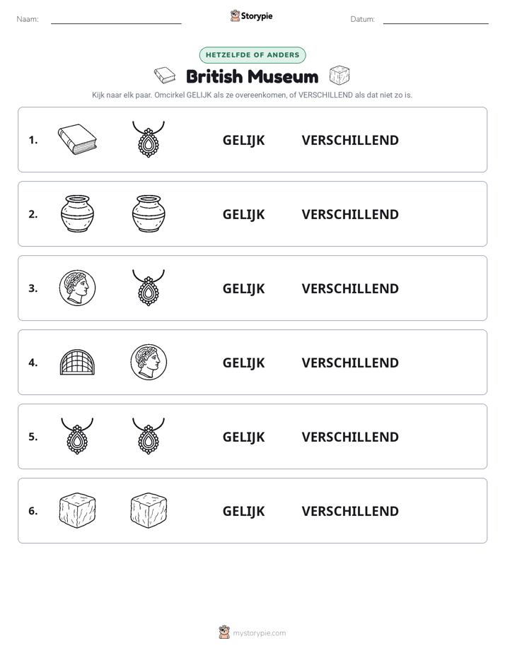 Zelfde of Verschillend