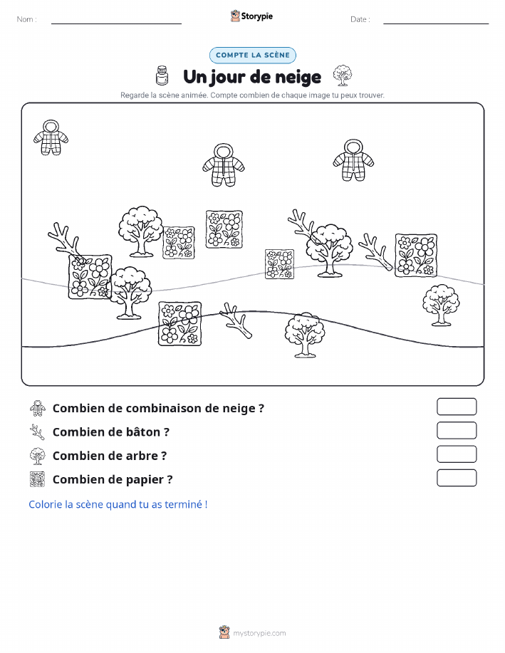 Scène de Comptage