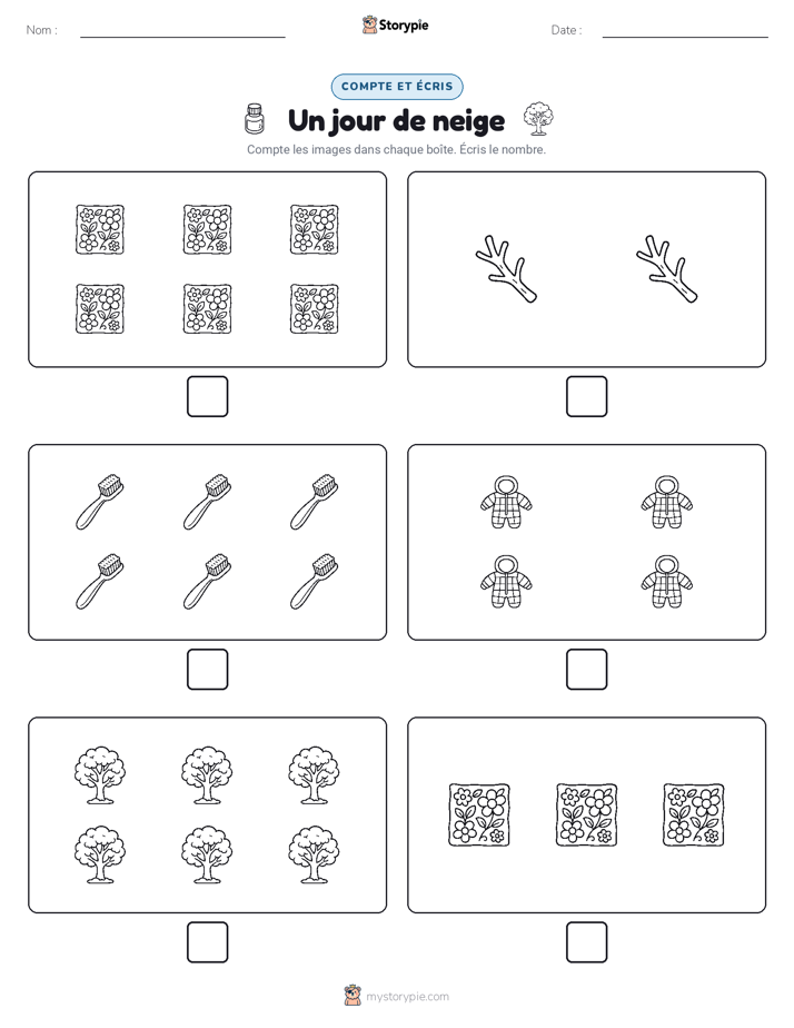 Compter & Écrire