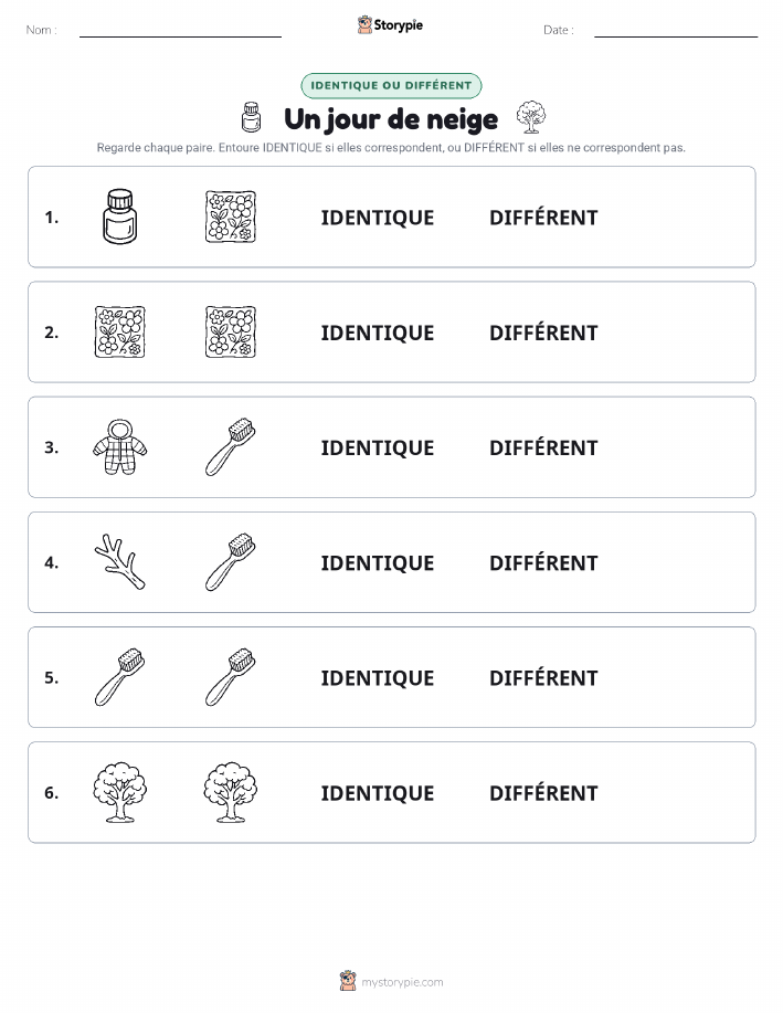 Identique ou Différent