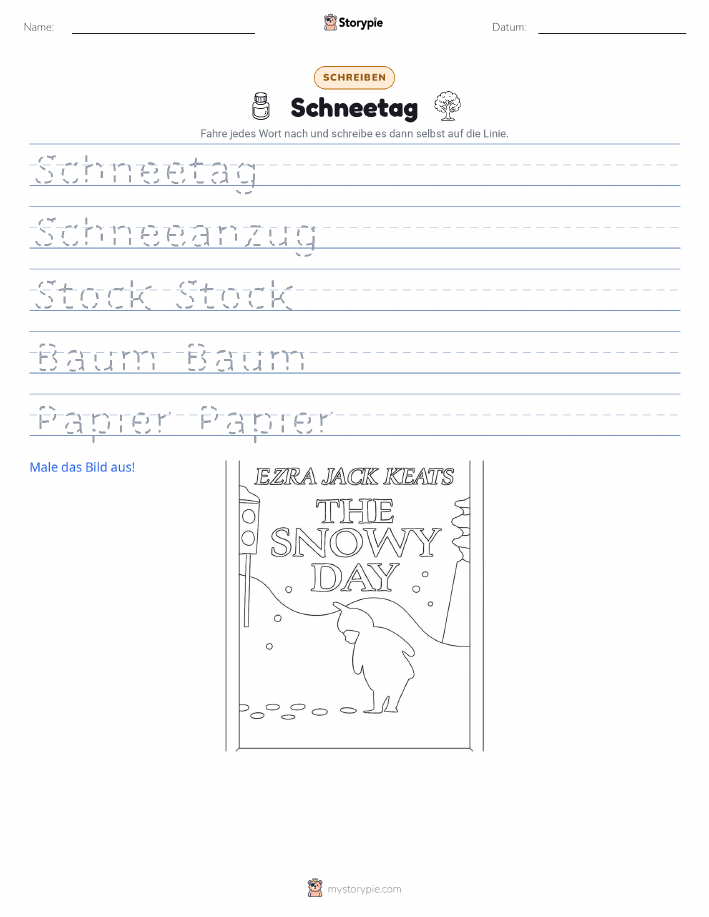Schreibübung