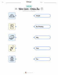 Tài liệu in sẵn Cô bé Lọ Lem - Châu Âu cho trẻ em