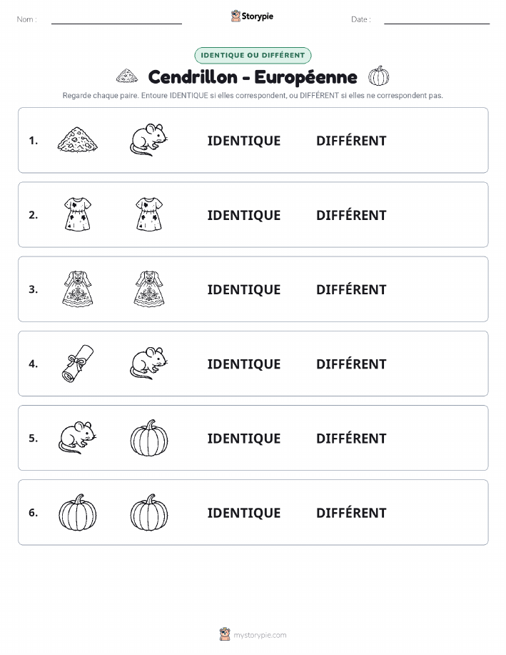 Identique ou Différent