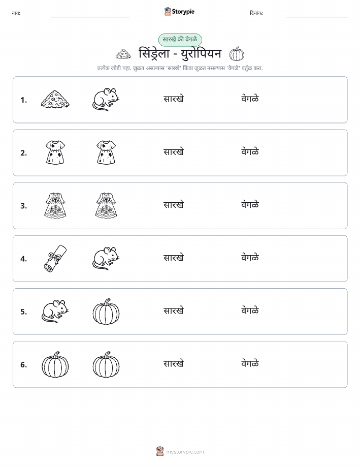 समान की भिन्न