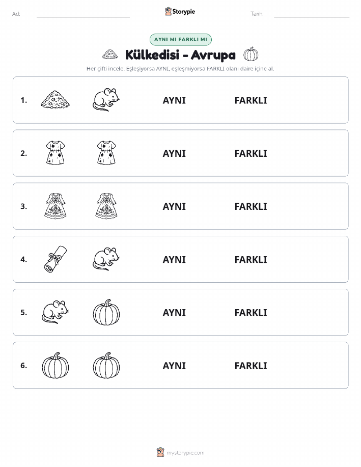 Aynı mı Farklı mı