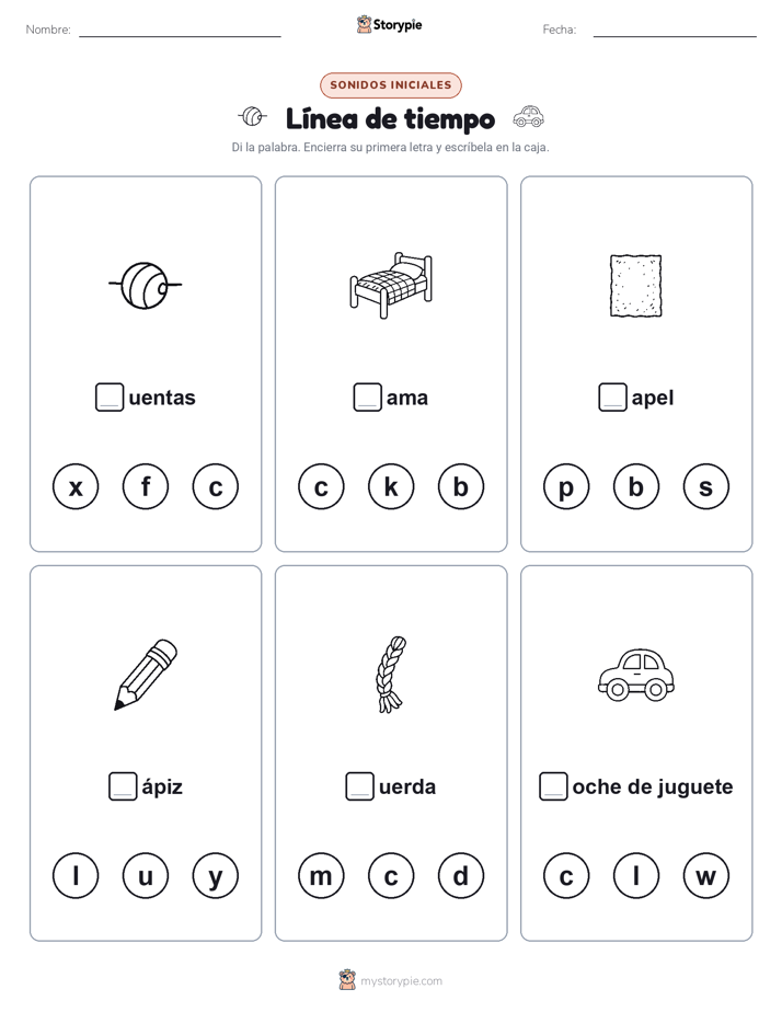 Sonidos Iniciales