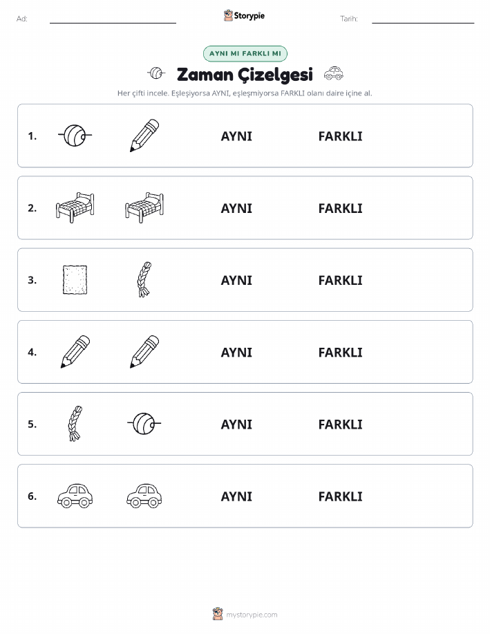 Aynı mı Farklı mı