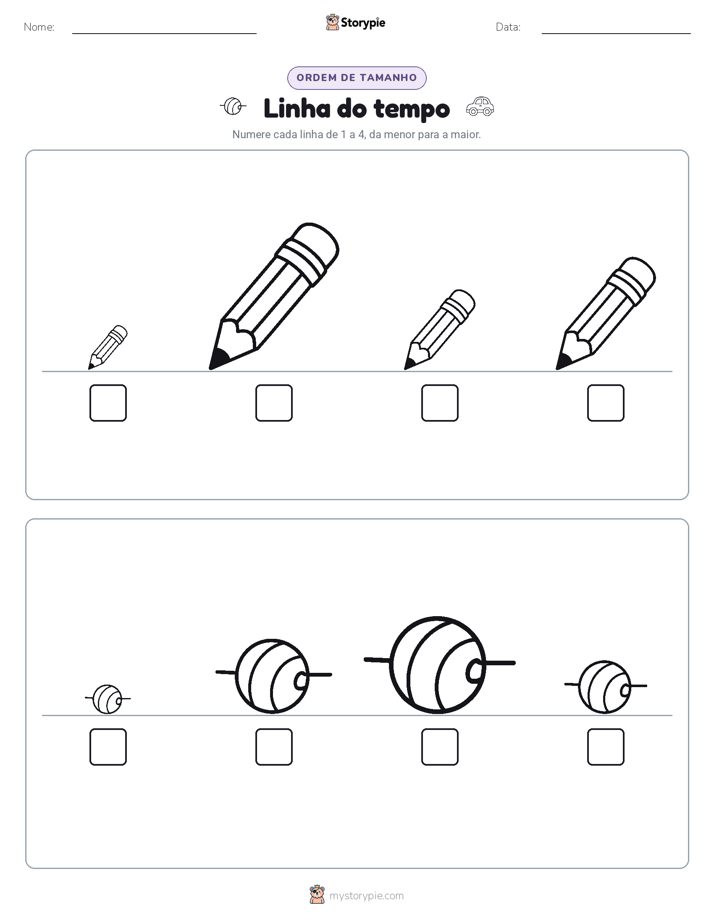 Ordem de Tamanho