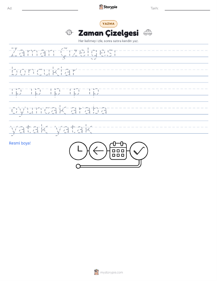 Yazma Pratiği