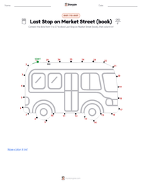 Last Stop on Market Street (book) printable worksheet preview