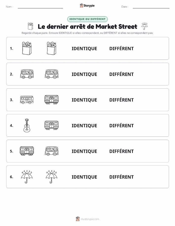 Identique ou Différent