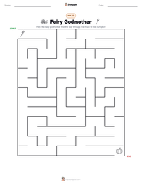 Fairy Godmother printable worksheet preview