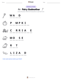 Fairy Godmother printable worksheet preview