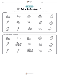 Fairy Godmother printable worksheet preview